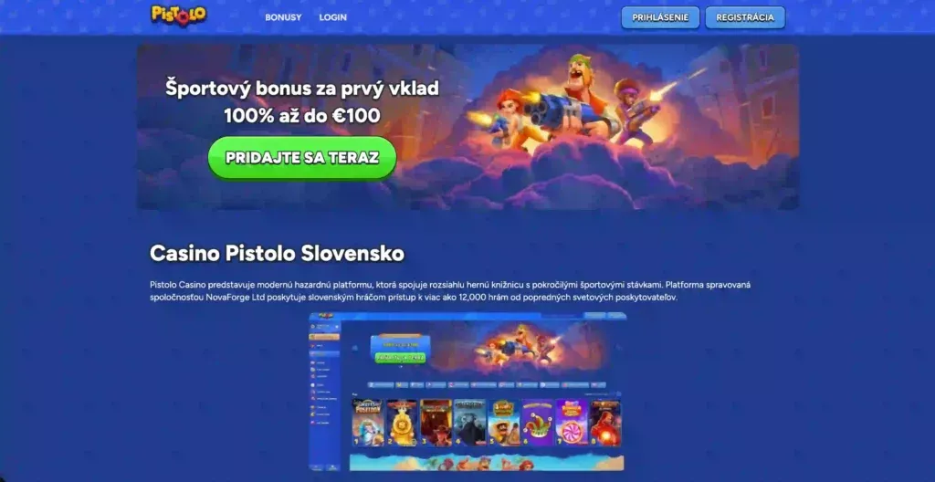 Pistolo kasíno TOC